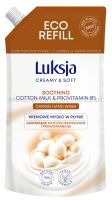 Kremowe mydło w płynie LUKSJA, bawełna, zapas 400ml