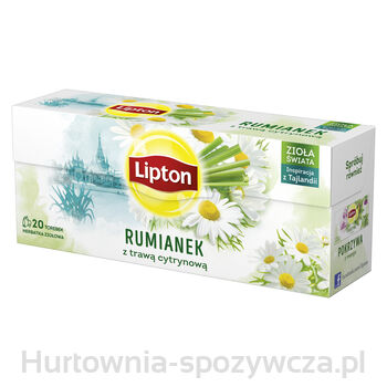 Herbata Ziołowa Lipton Rumianek Z Trawą Cytrynową 20 Torebek 20G