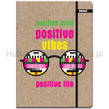 Rexus Teczka z Gumką A4 Kraft Fluo 