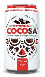 Woda kokosowa  z sokiem z arbuza NFC 330 ml