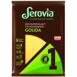 Serovia Ser Gouda dojrzewający tłusty, plastry 135 g