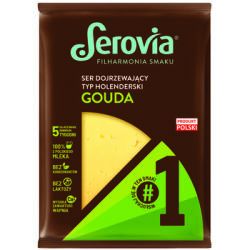 Serovia Ser Gouda dojrzewający tłusty, plastry 135 g