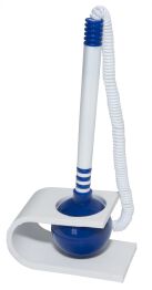 Office Products Długopis na sprężynce, stojący, smoprzylepny, niebieski 