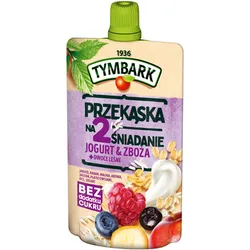 Tymbark Przekąska Na 2 Śniadanie Jogurt  Zboża + Owoce Leśne 100g