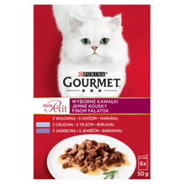 Gourmet Mon Petit Mix Mięso 6X50 