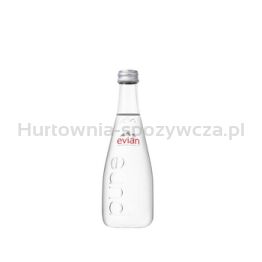 Woda Mineralna Evian naturalna szkło 330ml