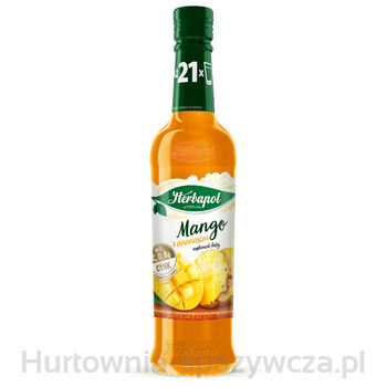 Herbapol Syrop Suplement Diety Mango I Ananasa Z Witaminami C,D, B6 I Cynkiem 420Ml