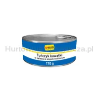 TOPSELLER Tuńczyk kawałki w zalewie z olejem roślinnym 170g