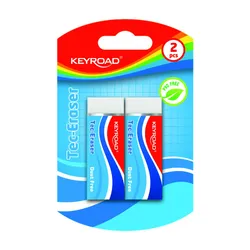 Gumka do ścierania KEYROAD Tec-Eraser, techniczna, 2szt., blister