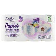 Simply Papier Toaletowy 8 Rolek 2 Warstwy(najtaniej)