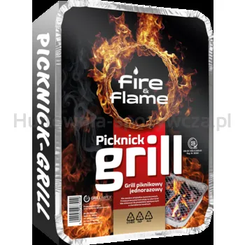 Grill Piknikowy Jednorazowy Fire&flame