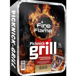 Grill Piknikowy Jednorazowy Fire&flame