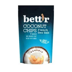 Chipsy kokosowe z solą morską bezglutenowe BIO 70 g