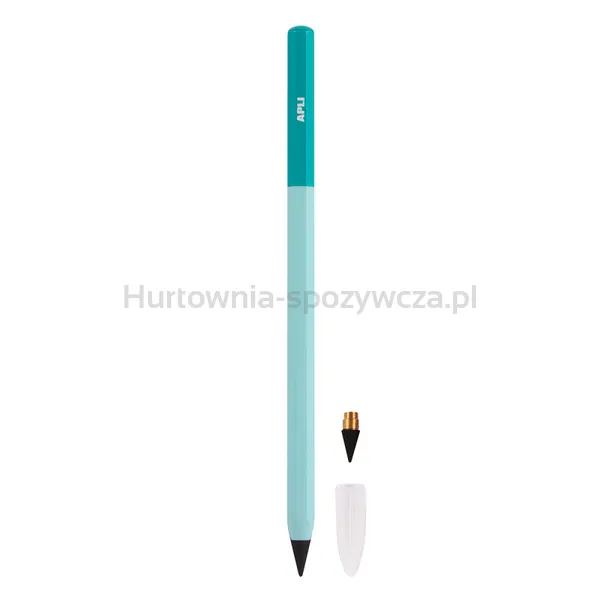 Ołówek wieczny APLI Infinite Nordic, HB, 1 szt., pudełko kartonowe z zawieszką, niebieski