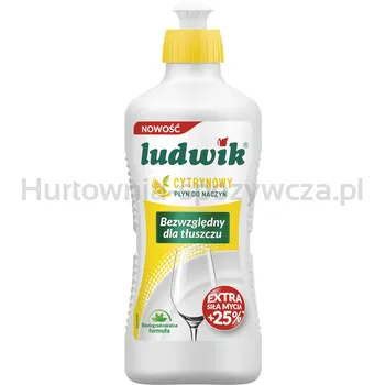 Ludwik Płyn Do Mycia Naczyń 450G Cytrynowy