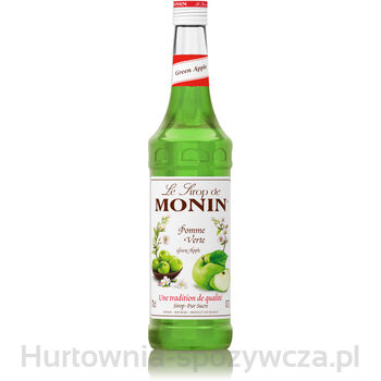 Monin Green Apple - Syrop Zielone Jabłko 0,7L