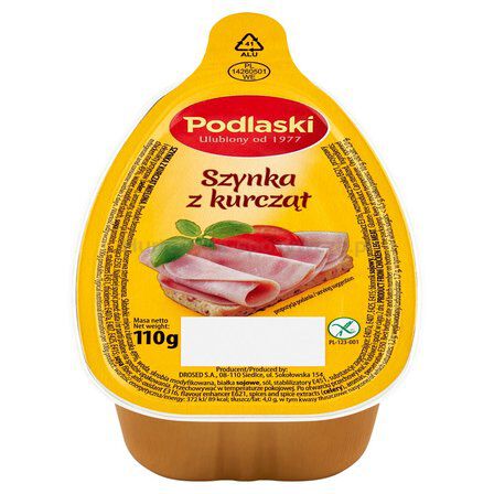 Konserwa Drosed Podlaski Szynka Z Kurcząt Mielona 110 G Drosed