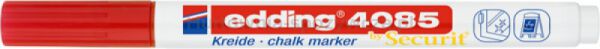 Marker kredowy e-4085 EDDING, 1-2 mm, czerwony - 2