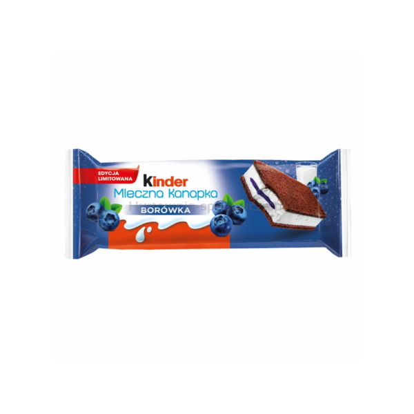 Kinder Mleczna Kanapka Borówkowa 28g