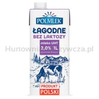 Mleko UHT POLMLEK 2%, bez laktozy, 1l