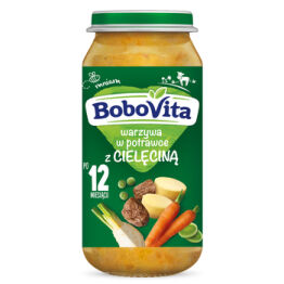 Bobovita Junior Obiadek Warzywa Z Cielęciną 250 G