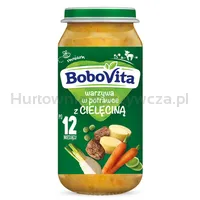 Bobovita Warzywa W Potrawce Z Cielęciną Po 12 Miesiącu 250 G