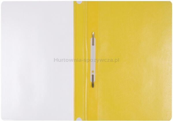 Skoroszyt OFFICE PRODUCTS, PP, A4, miękki, 100/170mikr., żółty - 2