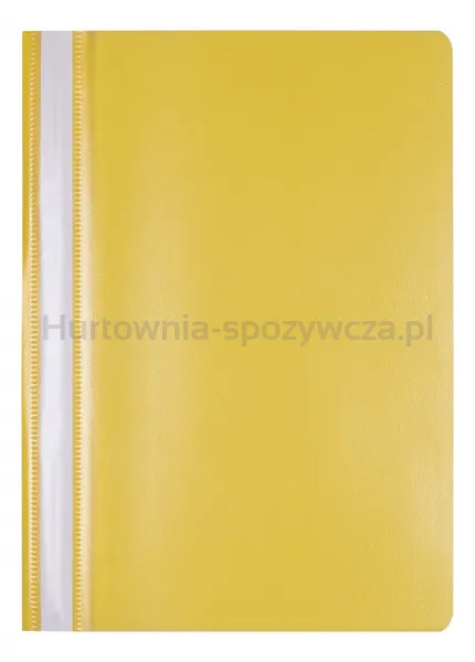 Skoroszyt Office Products, Pp, A4, Miękki, 100/170Mikr., Żółty