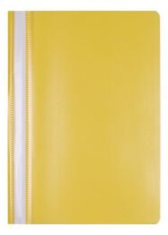 Skoroszyt OFFICE PRODUCTS, PP, A4, miękki, 100/170mikr., żółty