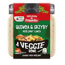 Primavika Veggie Bowl Roślinny Lunch Quinoa & Grzyby 180 G