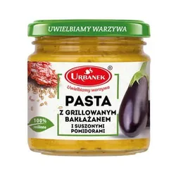 Urbanek Pasta Z Grillowanym Bakłażanem I suszonymi Pomidorami 180G 