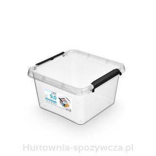 Pojemnik Do Przechowywania Moxom Simple Box, 9L, (290 X 290 X 165Mm), Transparentny