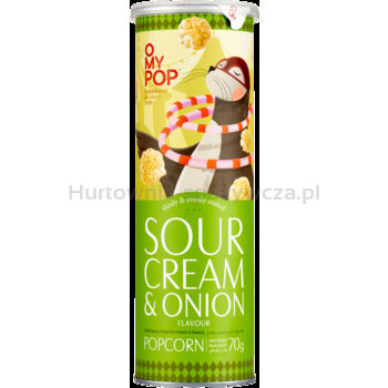 Mili Omp popcorn o smaku sour cream & onion 70g