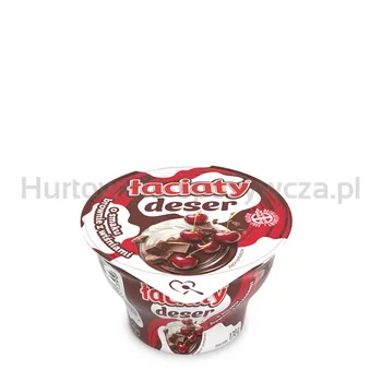 Deser na bazie maślanki o smaku brownie z wiśniami Łaciaty 170g