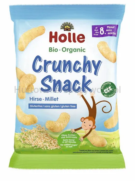 Holle Chrupki jaglane o smaku naturalnym powyżej 8 miesiąca życia BIO 25 g