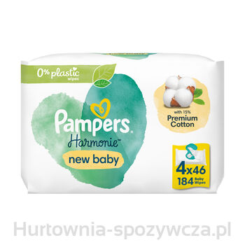 Pampers Harmonie New Baby 184 Szt. (4X46 Szt.)