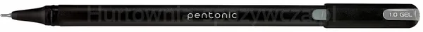 Długopis żelowy PENTONIC, śr. kulki 1mm, srebrny