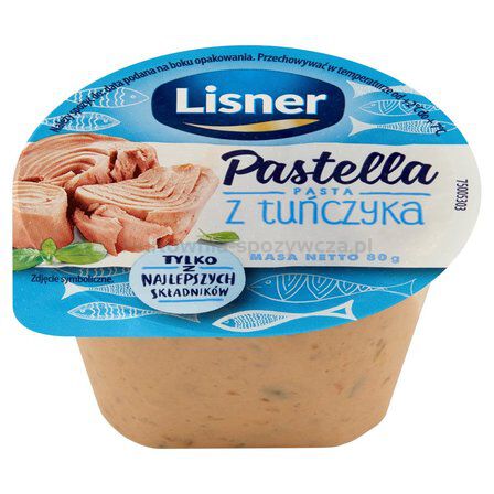 Lisner Pastella Pasta Z Tuńczyka 80G