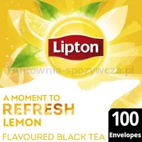 Herbata LIPTON Feel Good Selection, Refresh, cytryna, 100 kopert - 2