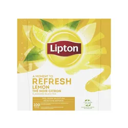Herbata LIPTON Feel Good Selection, Refresh, cytryna, 100 kopert