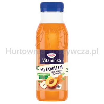 Hortex Vitaminka jabłko, marchew, brzoskwinia Sok butelka aPet 300 ml  SK