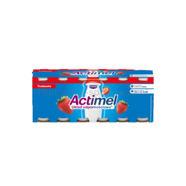 Danone Actimel Truskawkowy XXL 12 x 100g
