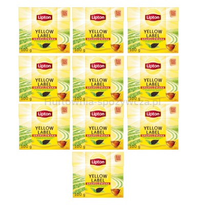 Lipton Herbata Czarna Granulowana 100 G x10 szt.