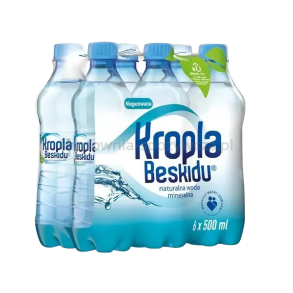 Woda Kropla Beskidu niegazowana 500 ml (w tym +0,50 zł/szt. zwrotnej kaucji)