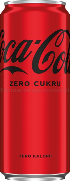 Coca-Cola Zero, puszka, 0,33l  - 2