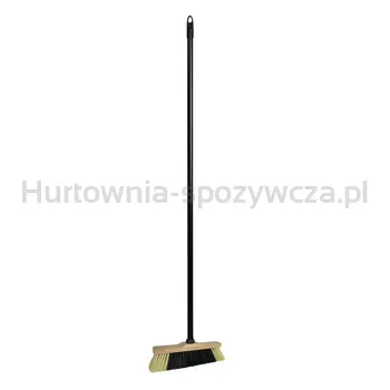 Hsh Miotła Drewniana Wood Pro Z Kijem