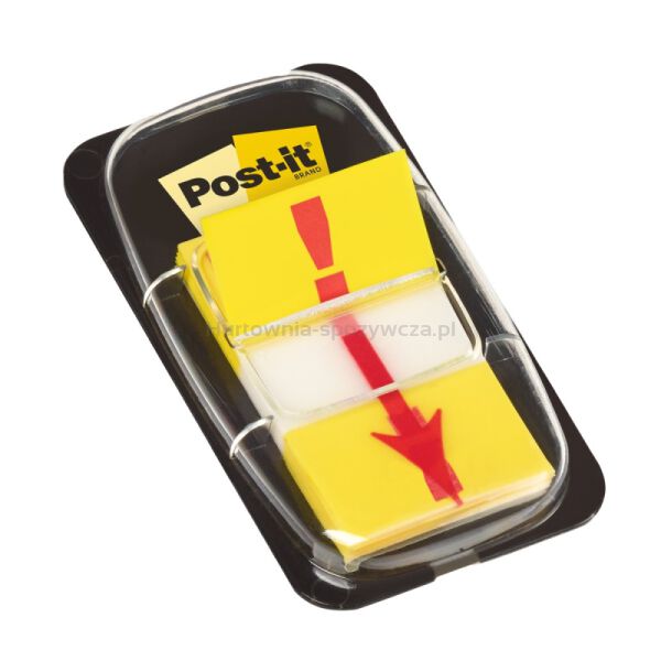Post-It Zakładki indeksujące z nadrukiem „wykrzyknik” (680-33), PP, 25,4x43,2mm, 50 kart.  - 2