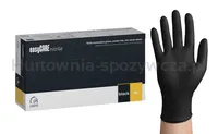 Rękawice nitrylowe, EASYCARE, 100 szt., rozmiar M, czarne - 3