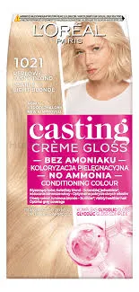 L'Oreal Paris Casting Creme Gloss Farba Do Włosów 1021 Jasny Perłowy Blond 180 Ml