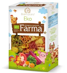 Makaron Eko Farma Zwierzątka Pięciosmakowe Bio 250G